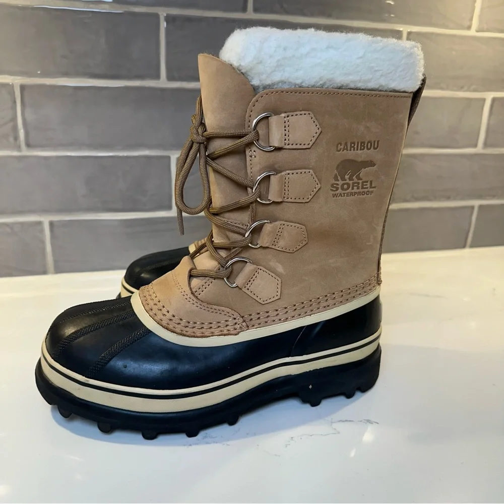Sorel Women’s Caribou Waterproof insulated Heavy Snow  Winter Boots - Picture 4 of 14